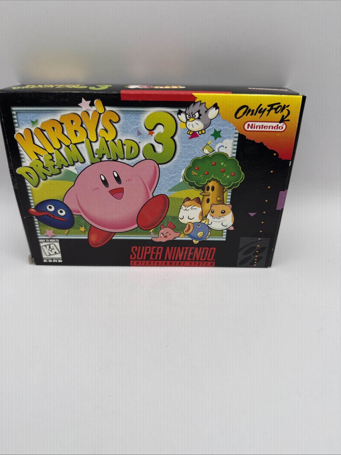 Kirby’s Dream Land 3 (Super Nintendo) Complete CIB – Excellent Condition – Rare