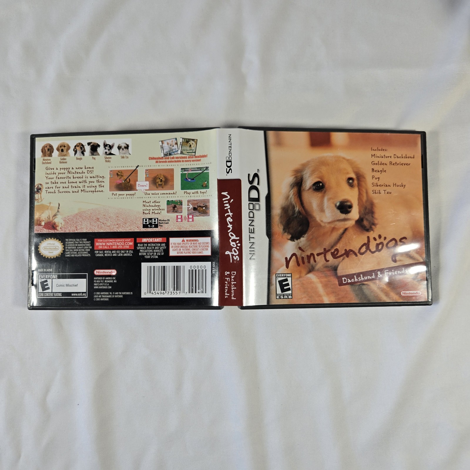 Nintendo Nintendogs Dachshund & Friends Nintendo DS CIB TESTED