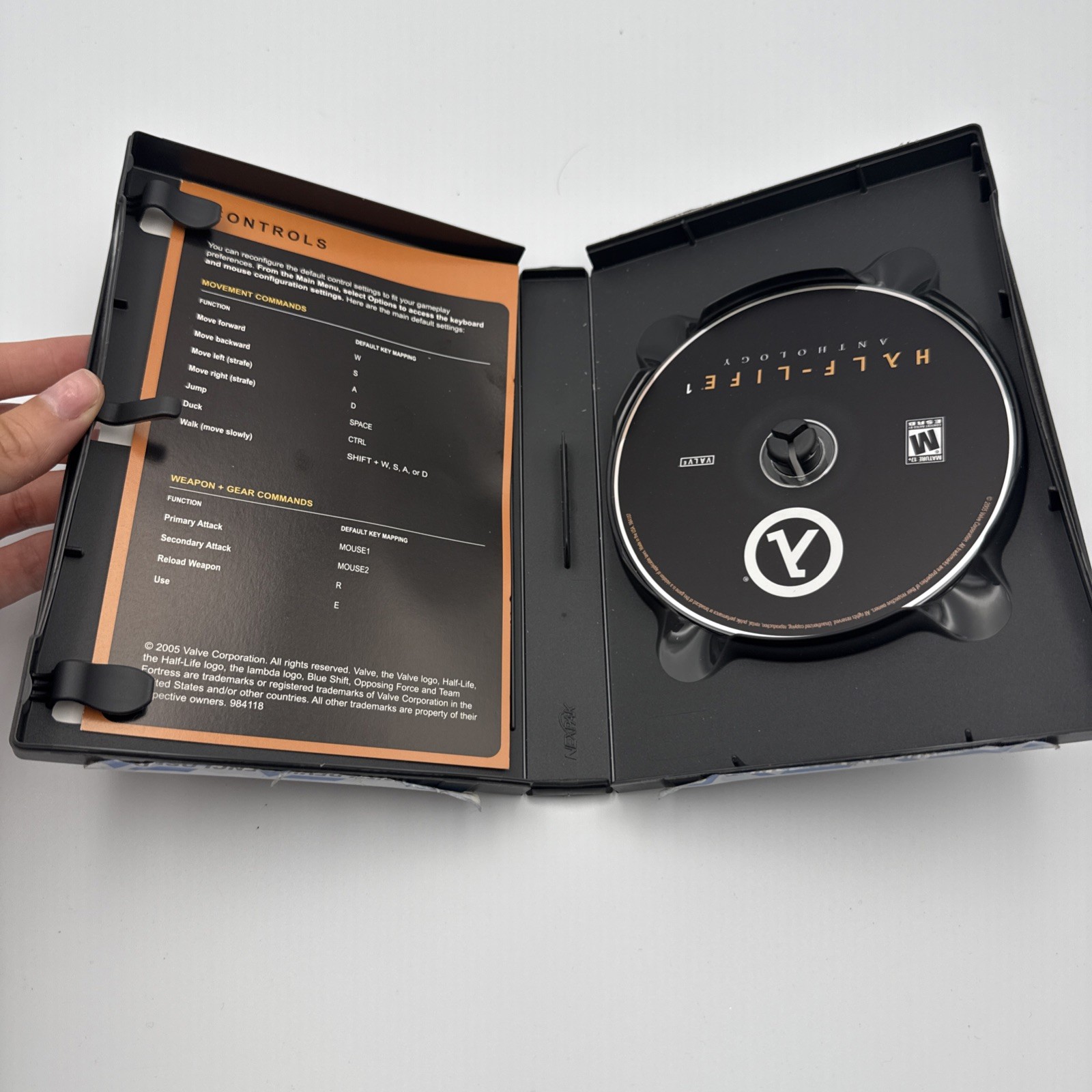 Half-Life 1 – Anthology (PC, 2005) + Quick Reference Card and Key