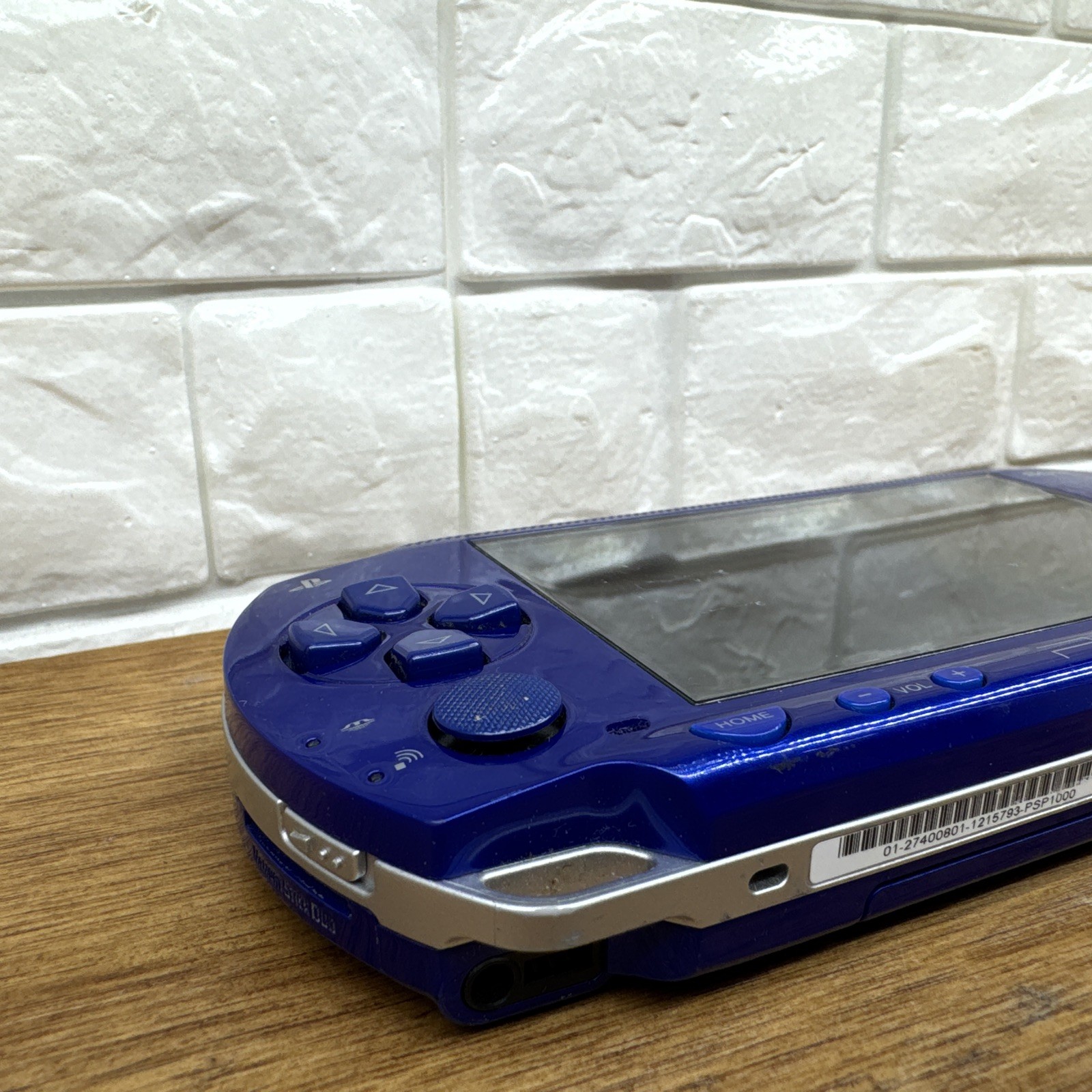 Sony Playstation PSP 1000 Blue Handheld System Console For Parts Repair