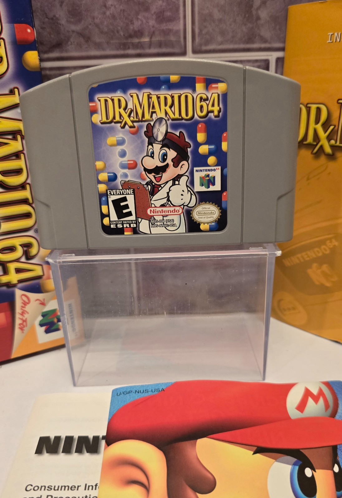 Nintendo N64 Dr. Mario 64 CIB Authentic *Tested & Works*