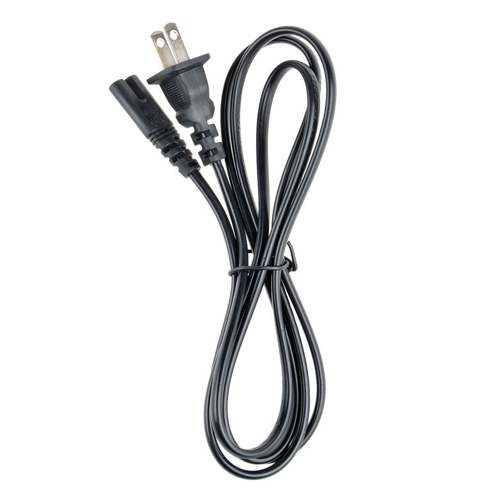 New 5ft AC Power Cord Cable Sony PlayStation 4 PS4 PS2 PS3 Slim 2-Prong Port