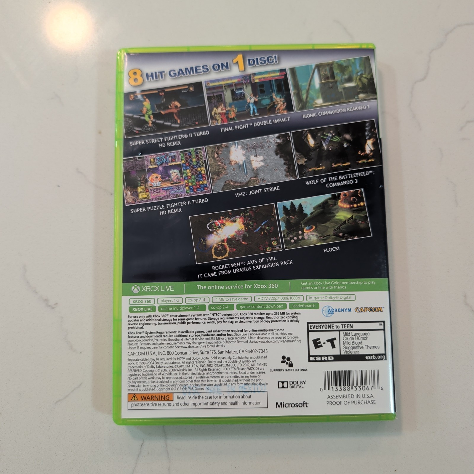 Capcom Digital Collection (Microsoft Xbox 360, 2012) No Manual – Tested