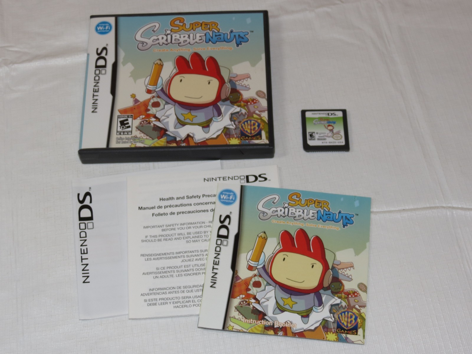 Super Scribblenauts Nintendo DS 2010 E10+ Everyone 10+ NTR-BH2E-USA Pre-owned