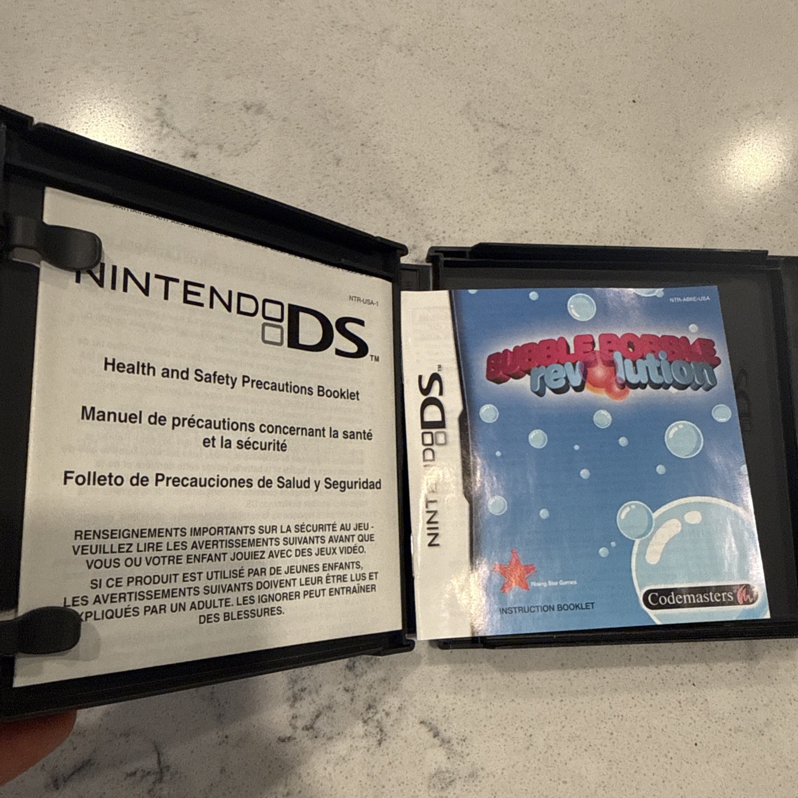 Bubble Bobble Revolution Nintendo DS Cib With Manual & Inserts Complete In Box