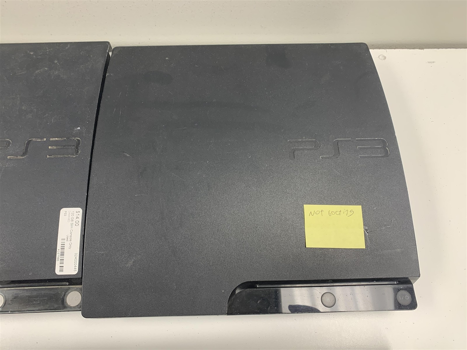 Lot of 6 Sony PS3 Slim Consoles Parts Repair Not Working Damaged AS IS