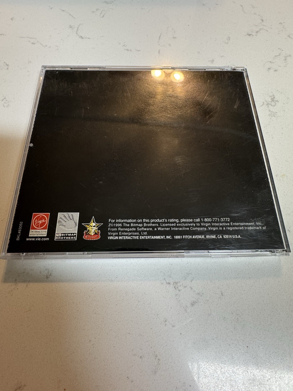Z PC CD-ROM 1996 Virgin Interactive Bitmap Brothers Complete Tested