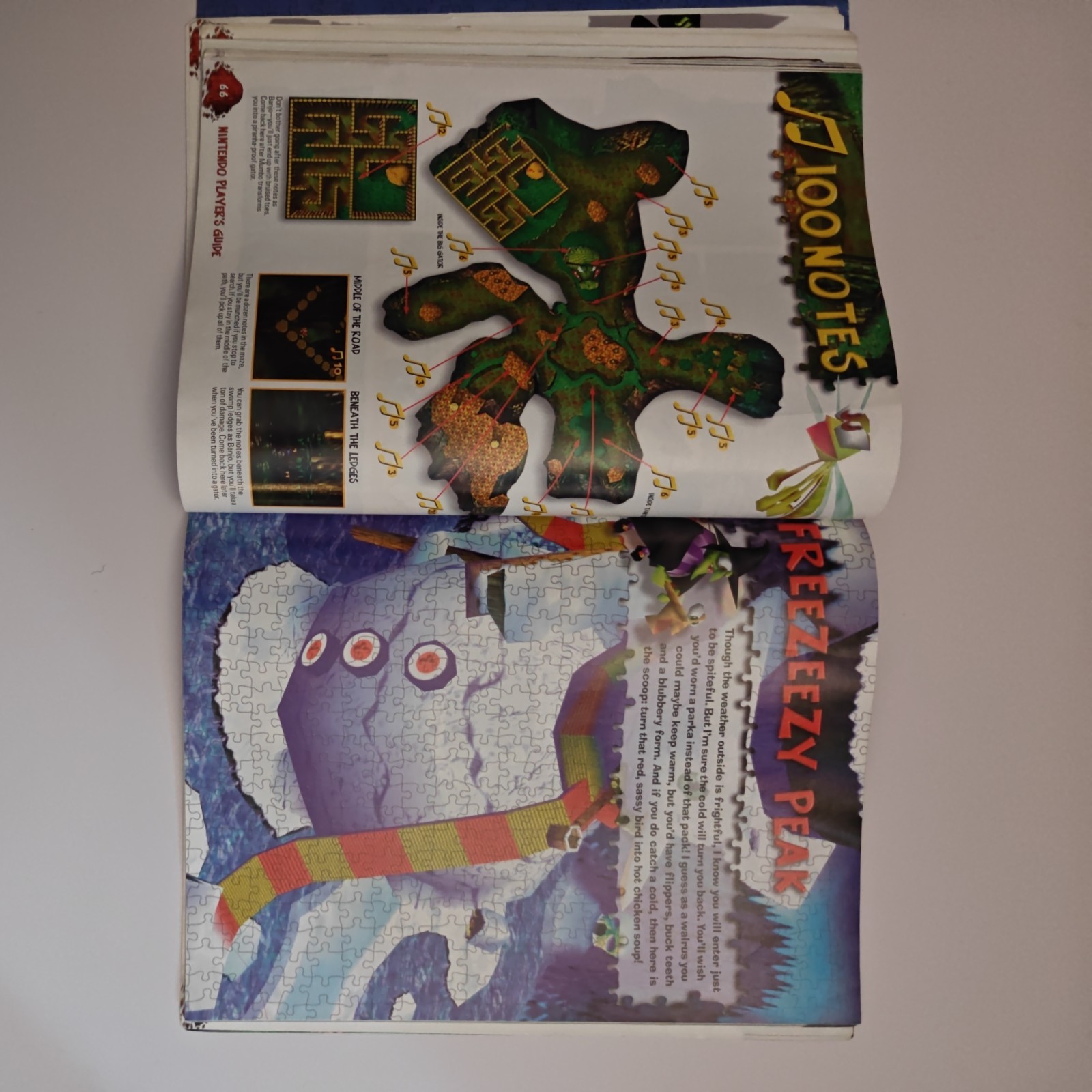 Banjo Kazooie (Nintendo 64) Nintendo Power Player’s Strategy Guide With Map
