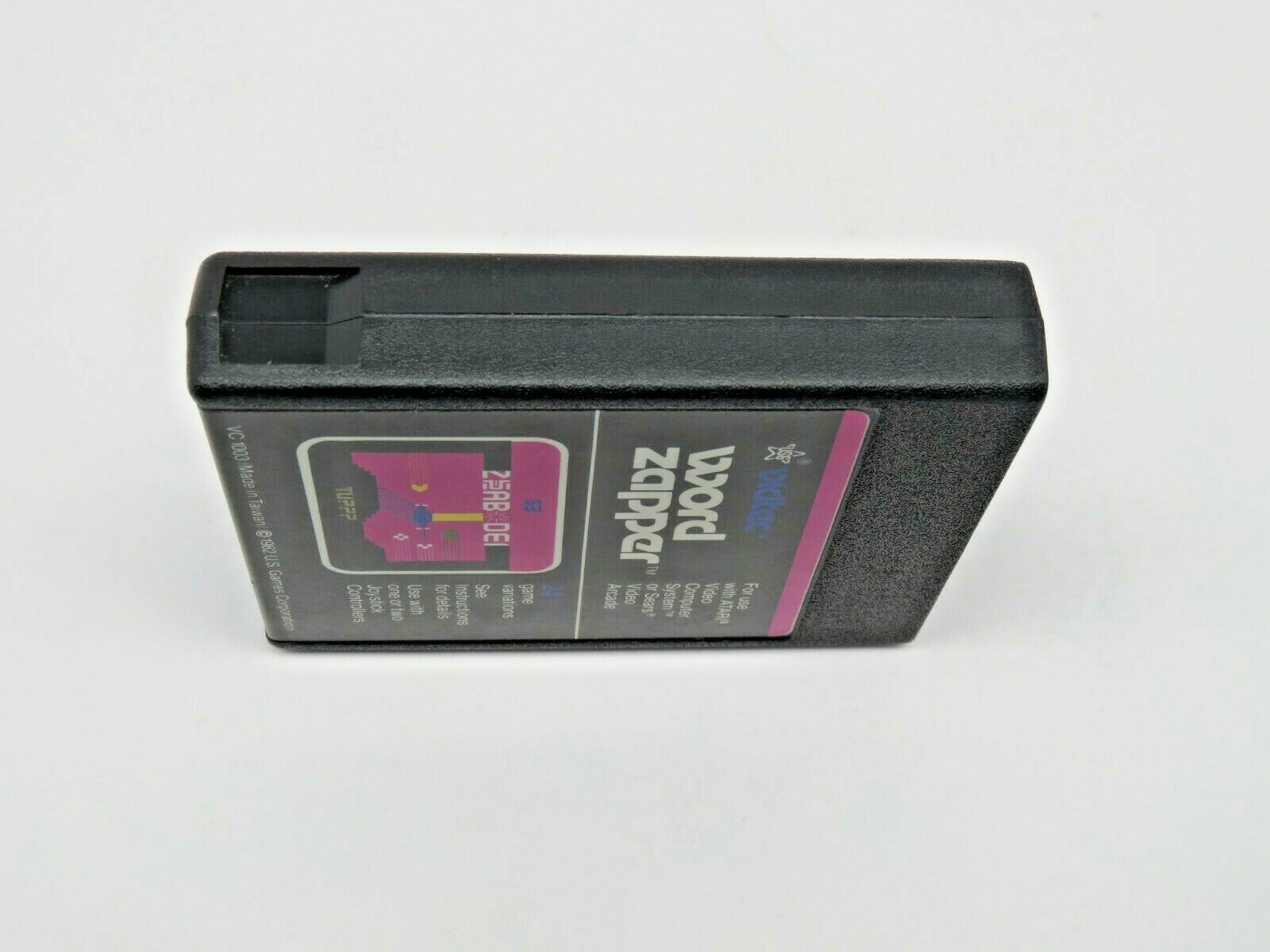 Word Zapper (Atari 2600, 1982) By US Games Vidtec (Cartridge & Manual) NTSC
