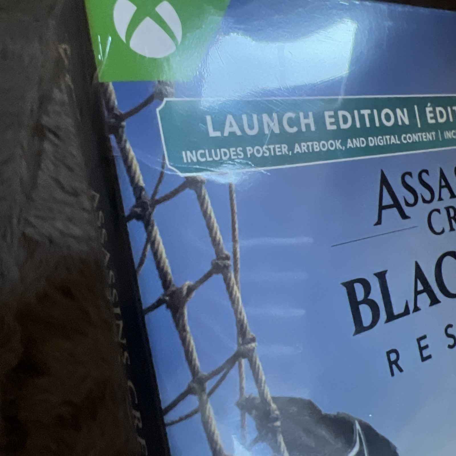LAUNCH ED XBOX SeriesX Assassin’s Creed Black Flag Resynced +Poster HELPS STRAYS