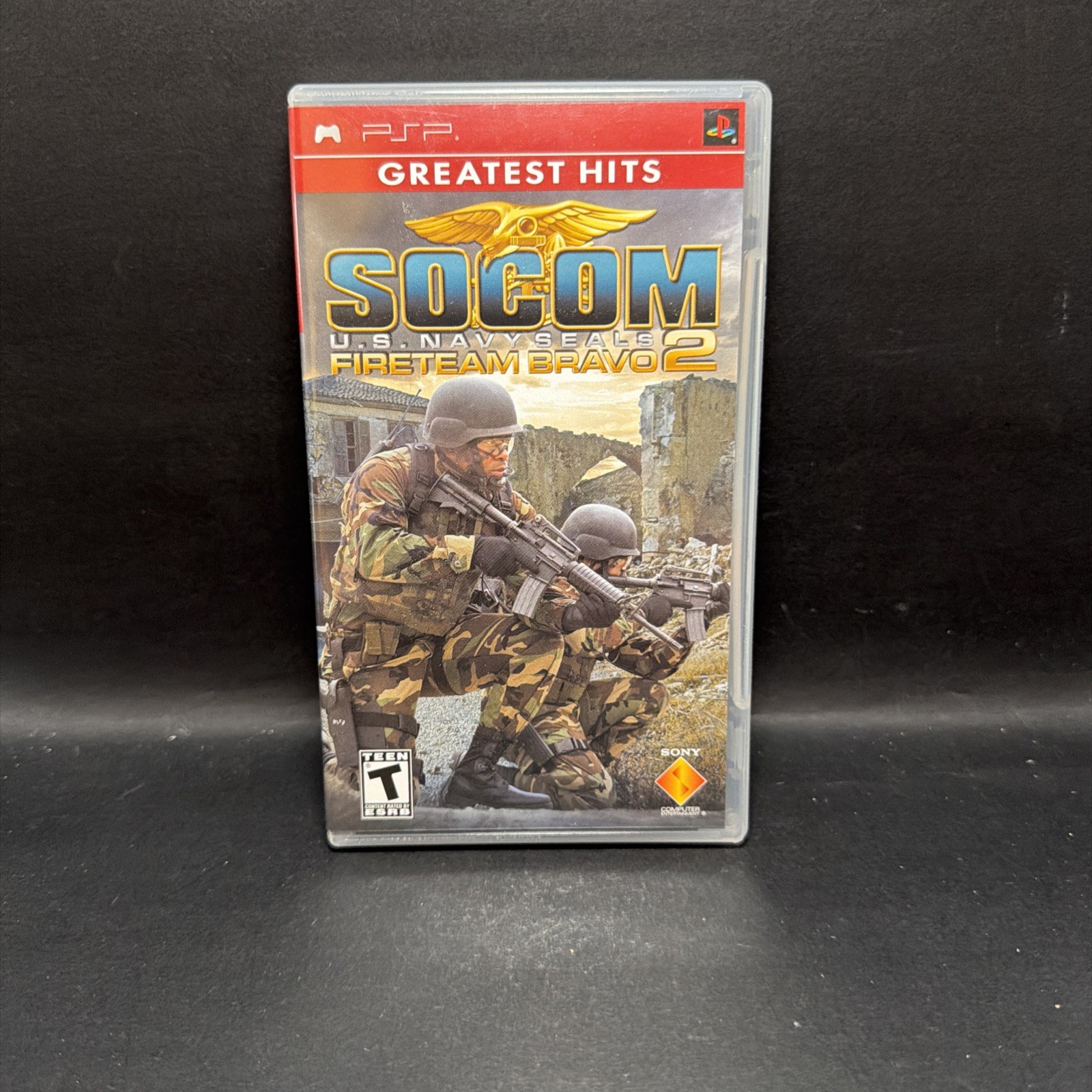 SOCOM: U.S. Navy SEALs Fireteam Bravo 2 (Sony PSP) Grst. Hits Complete CIB