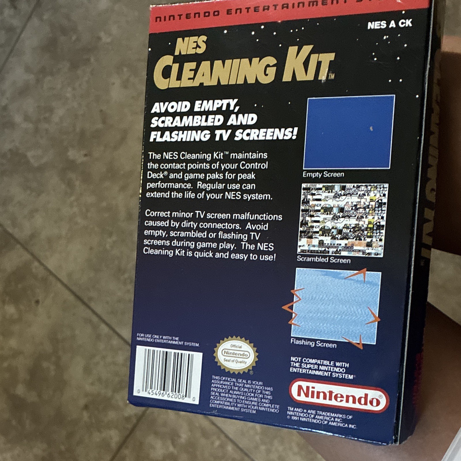 Nintendo NES Cleaning Kit for Nintendo Entertainment System Console w/ Manual