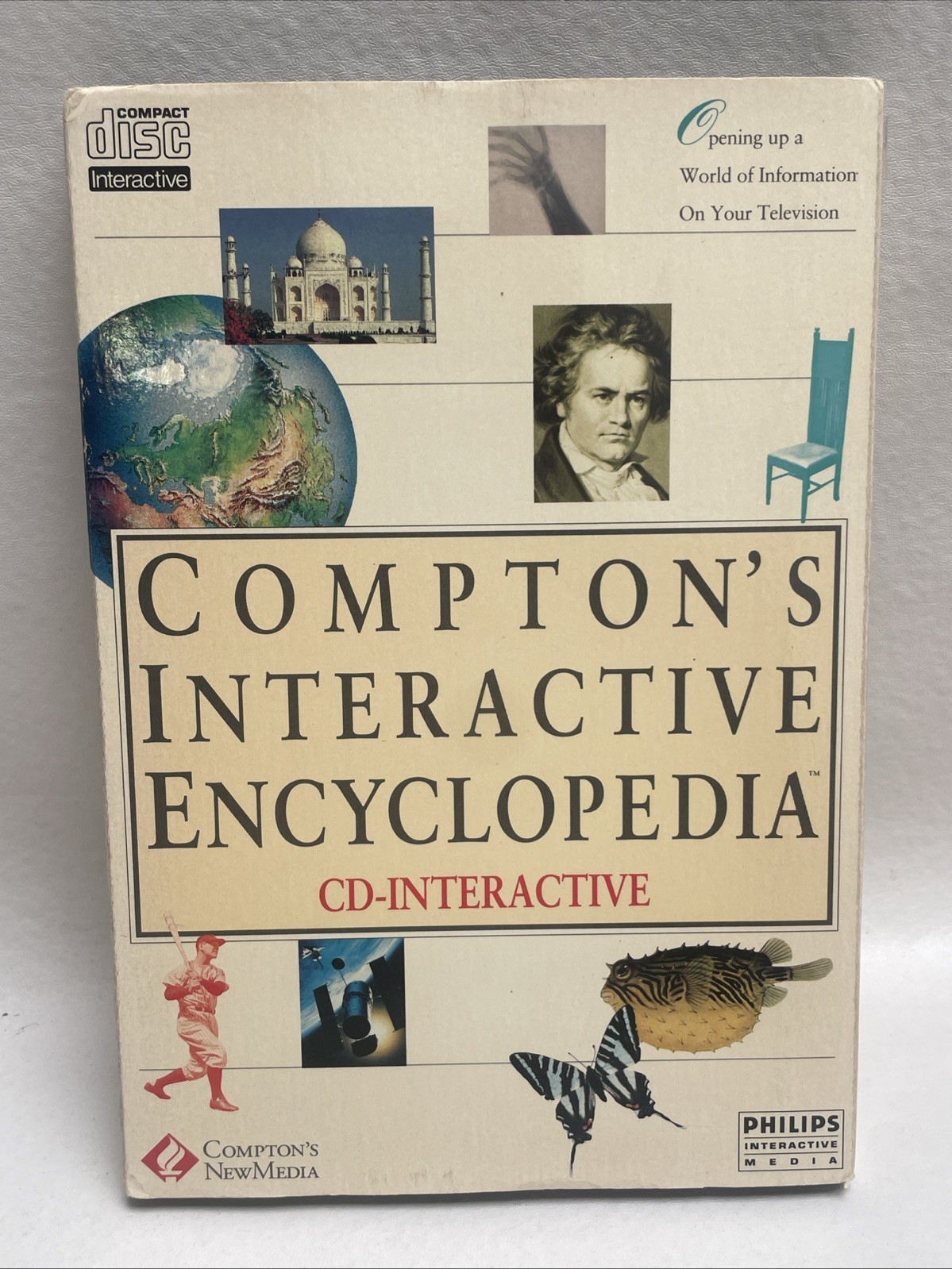 VINTAGE PHILLIPS CD-I Compton’s Interactive Encyclopedia CD-Interactive 1992