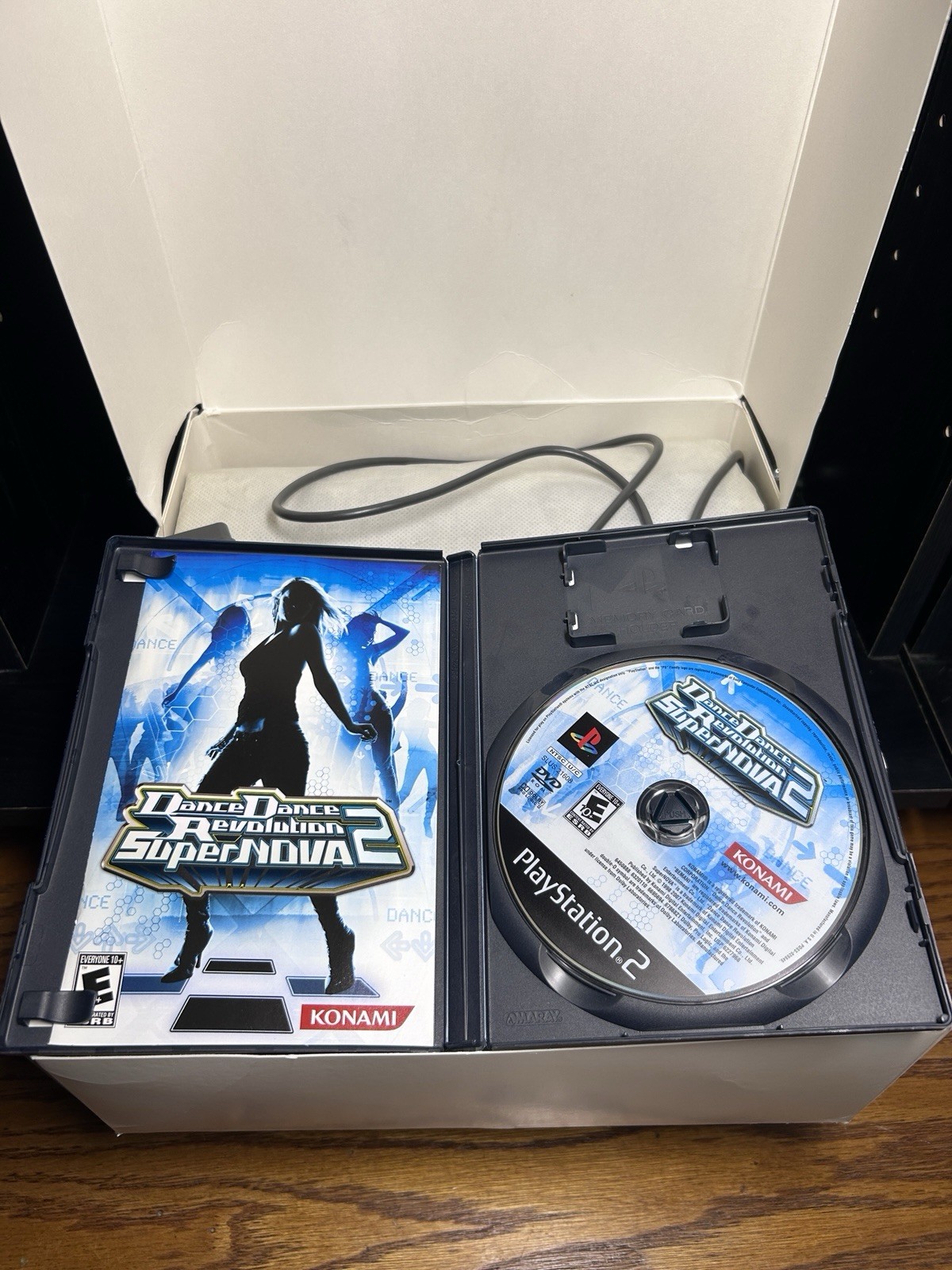 Dance Dance Revolution SuperNova 2 PS2 Bundle CIB Dance Pad Konami DDR