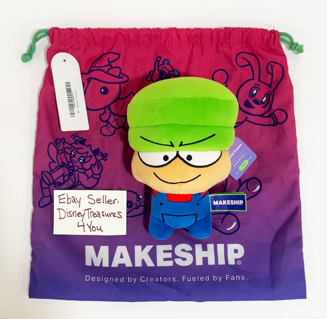 Official Makeship Vs Dave & Mr. Bambi Plushie Friday Night Funkin Game Plush NEW