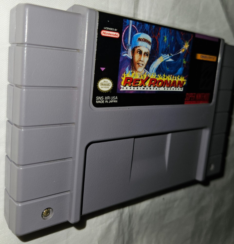 Rex Ronan Experimental Surgeon Cartridge Only Authentic SNES Super Nintendo 1993