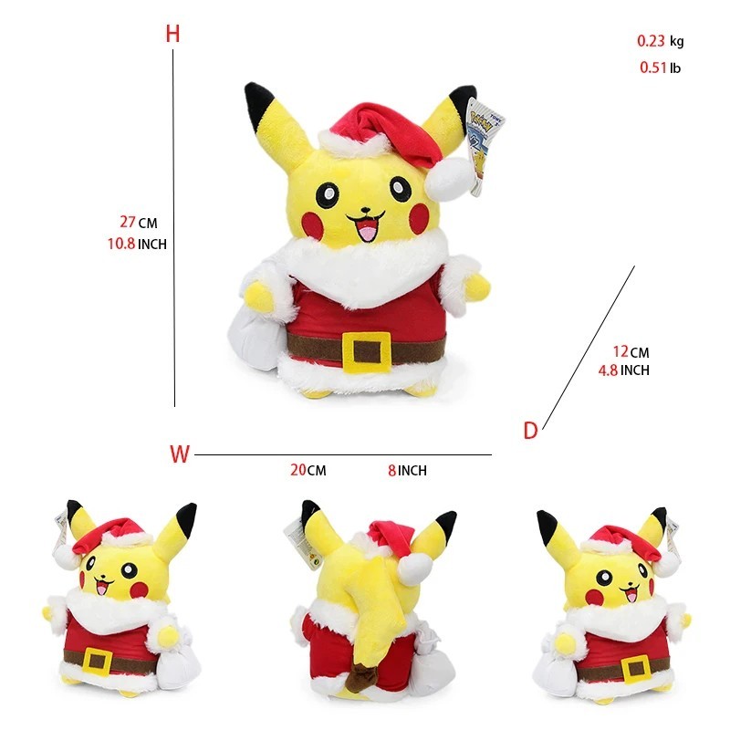 Pokemon Pikachu Hoodie Poncho Plushies Collection Cosplay Cute Soft Plush Toy