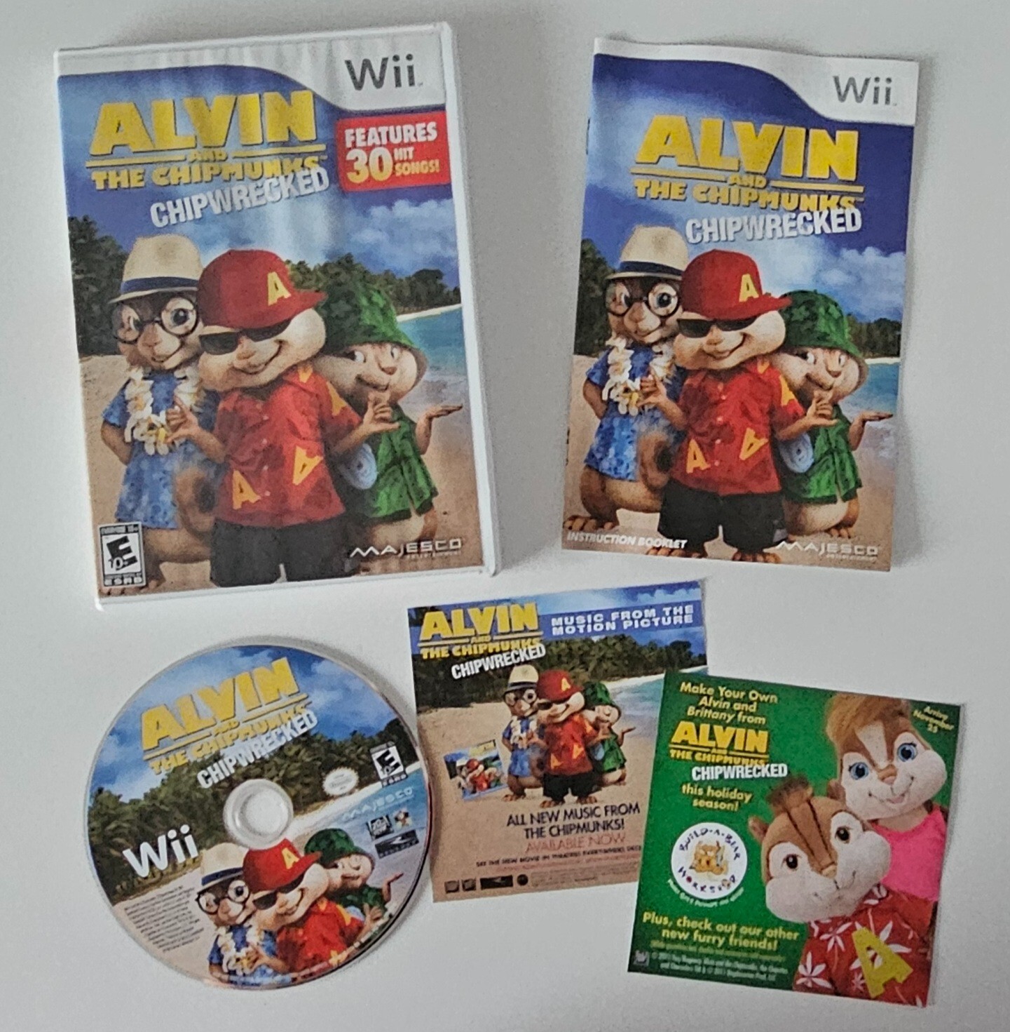 Alvin and the Chipmunks: Chipwrecked (Nintendo Wii, 2011) | CIB & Tested