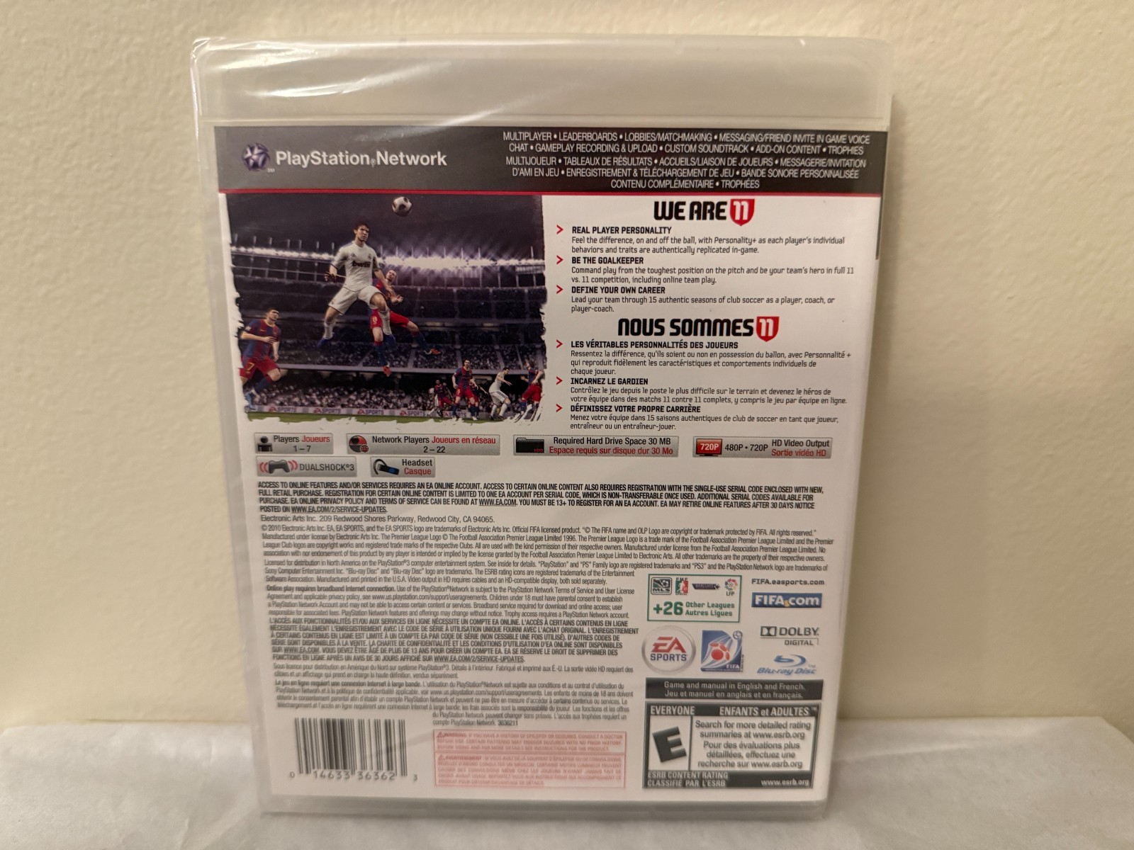 FIFA Soccer 11 (Sony PlayStation 3, 2010) Sealed, Brand New!