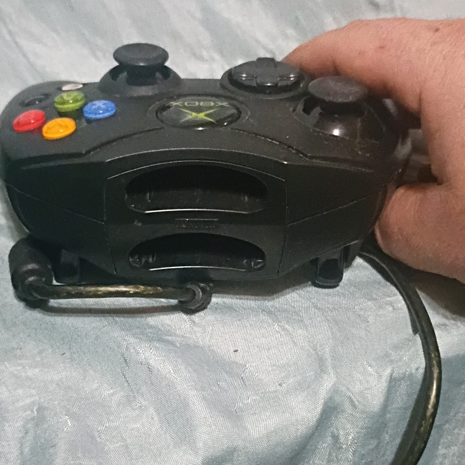 Microsoft Xbox Console Black 2002 Blu-Ray Compatible 2 Controllers Buffy Game