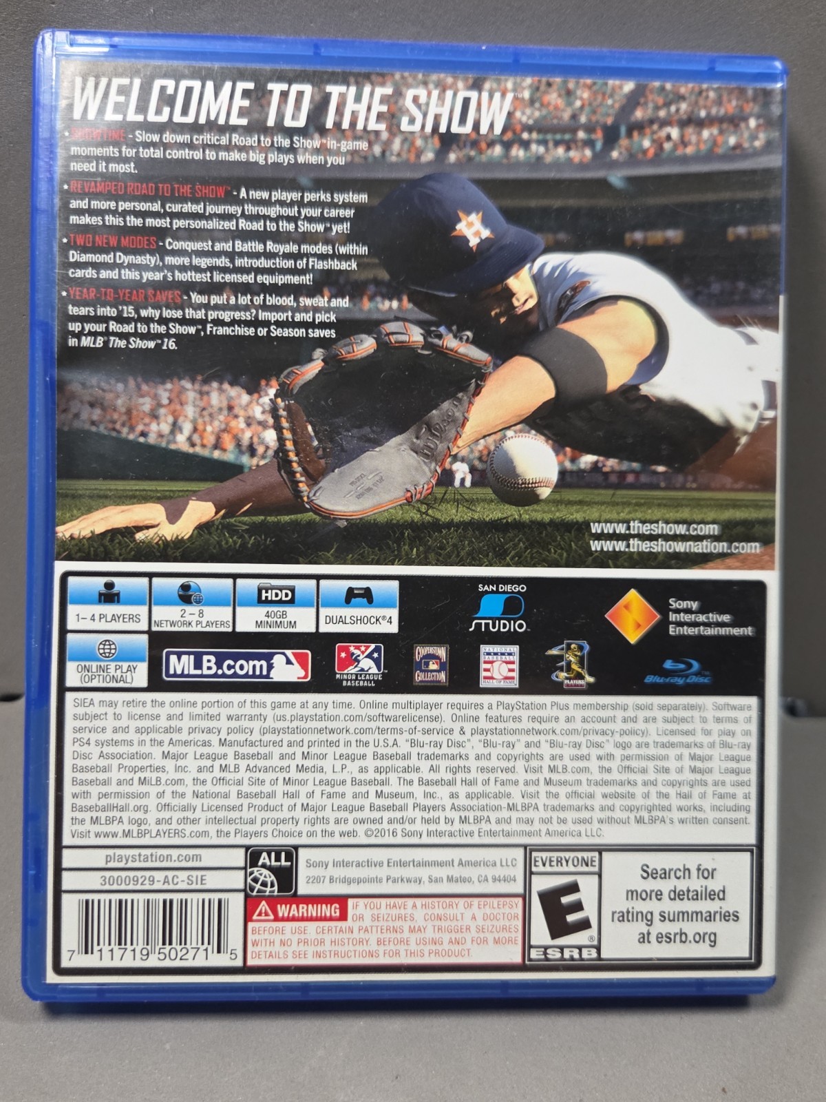 MLB: The Show 16 (Sony PlayStation 4) PS4