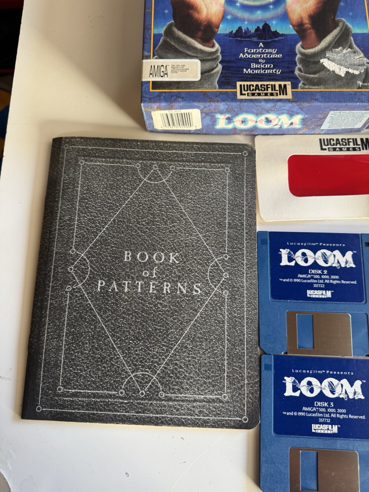 LOOM (Atari ST) COMPLETE IN BOX WITH SEALED CASSETTE TAPE/3.5″ Floppy, Lucasfilm