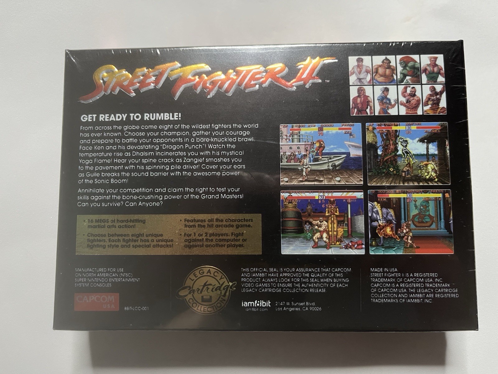 Street Fighter 2 II – 30th Anniversary Legacy Catridge SNES Iam8bit (collector)