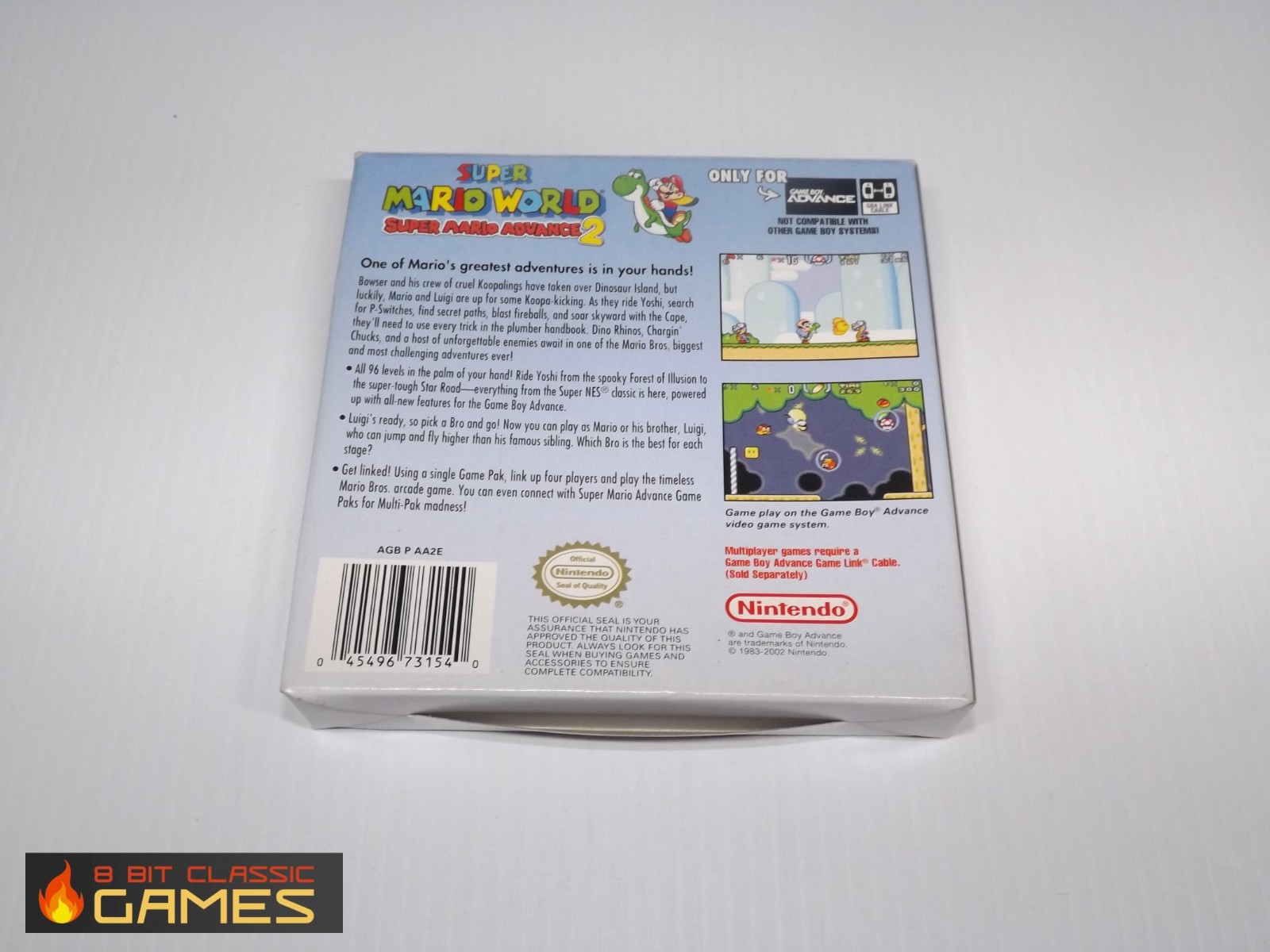 Super Mario World – BOX ONLY – NINTENDO Gameboy Advance – 73a