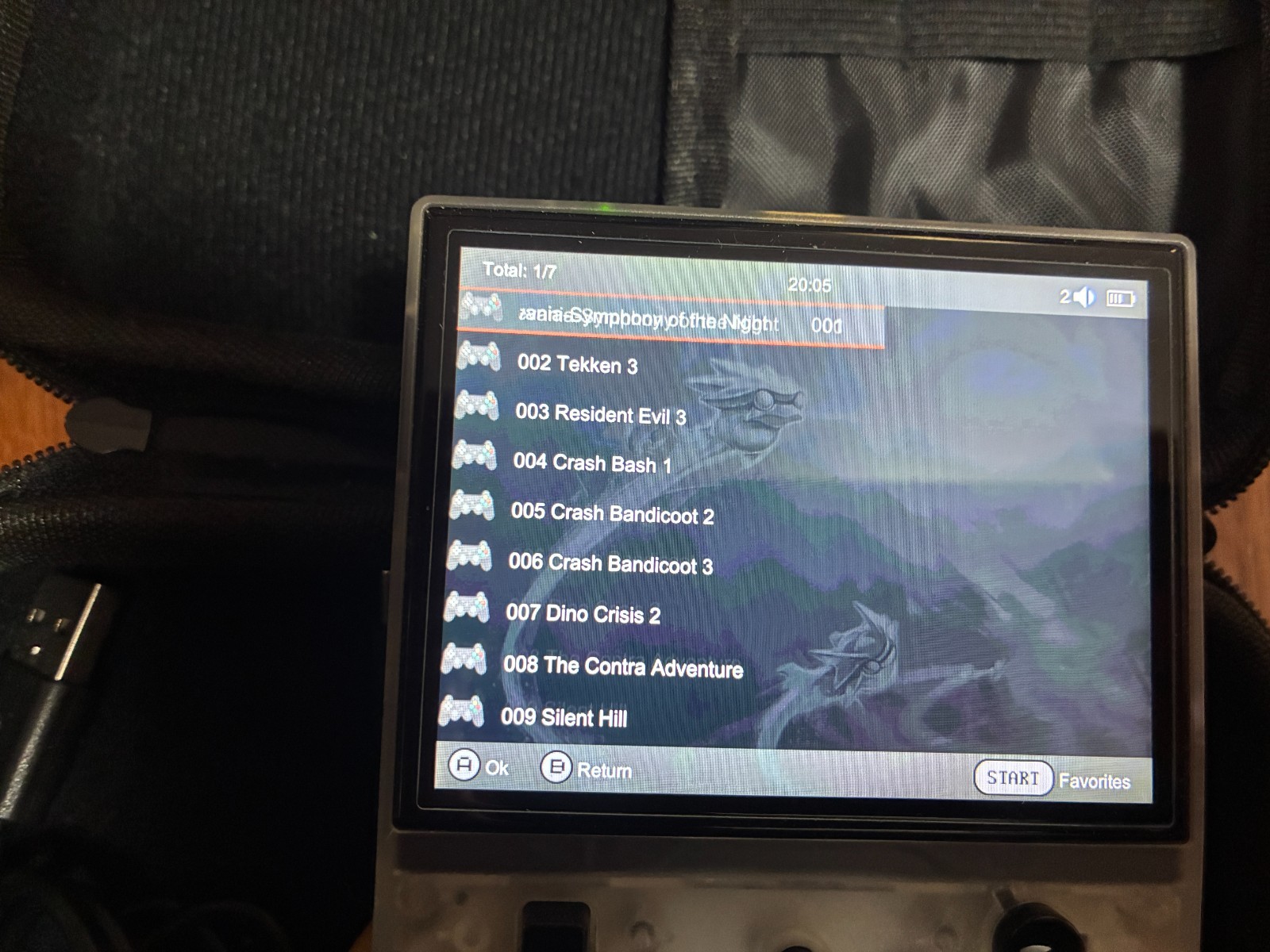 Anbernic RG35XX Retro Handheld Game Console, Dual OS 64GB, Case, 3D printed grip