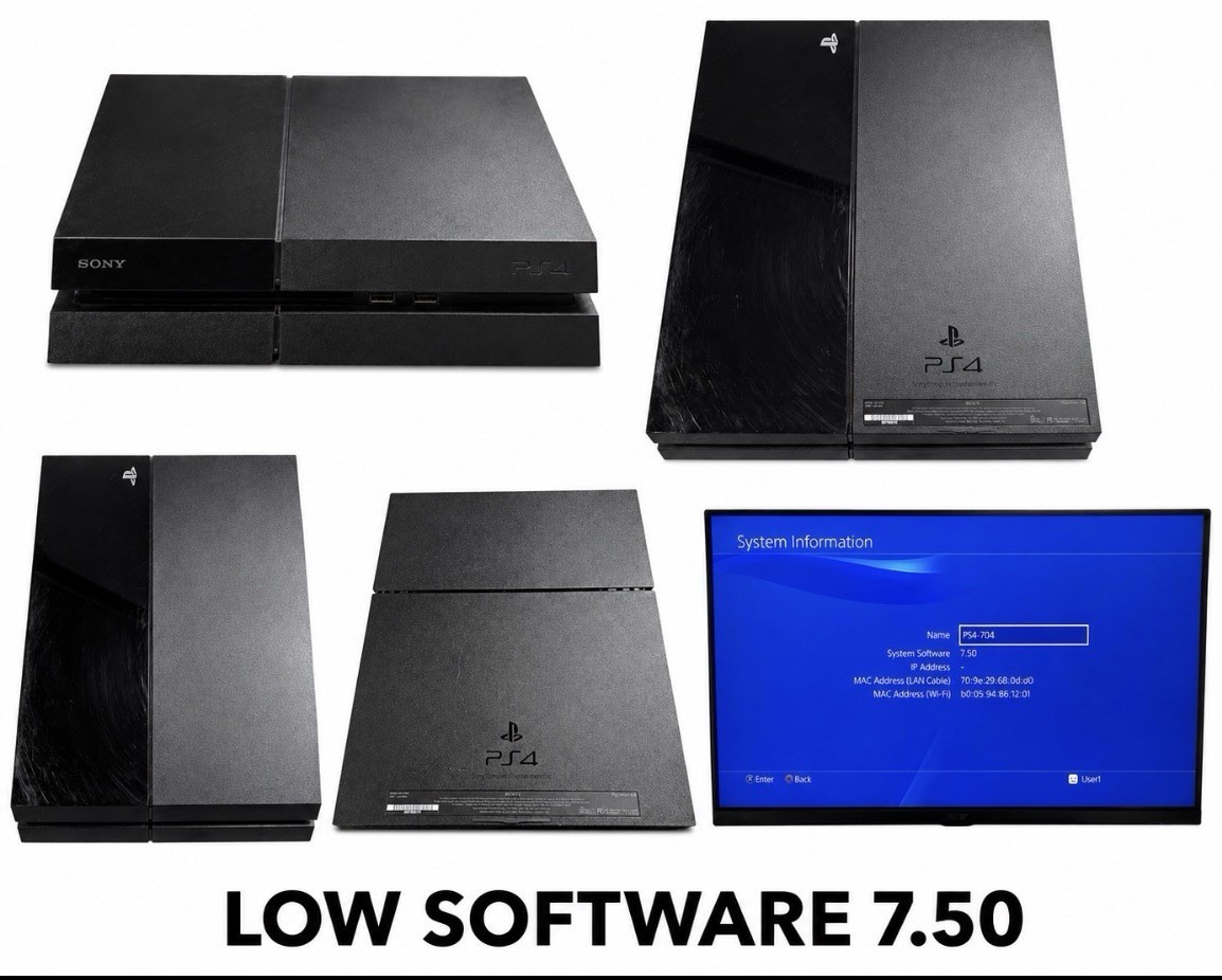 Sony PlayStation 4 PS4 CUH-1001A Black 500GB Home Console Wi-Fi HDMI 1080p