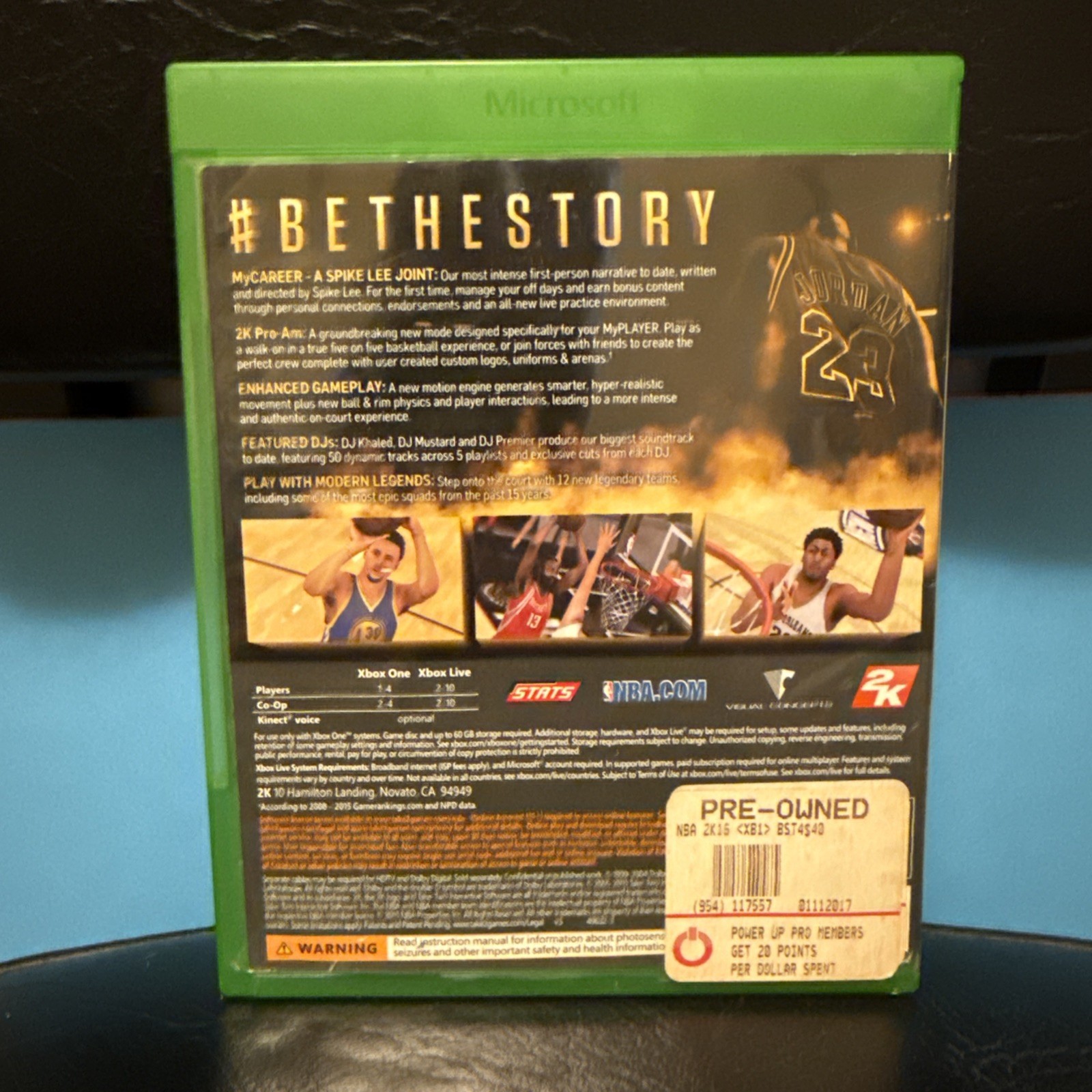 Michael Jordan NBA 2K16 Ft A Spike Lee Joint (Microsoft Xbox One, 2015)