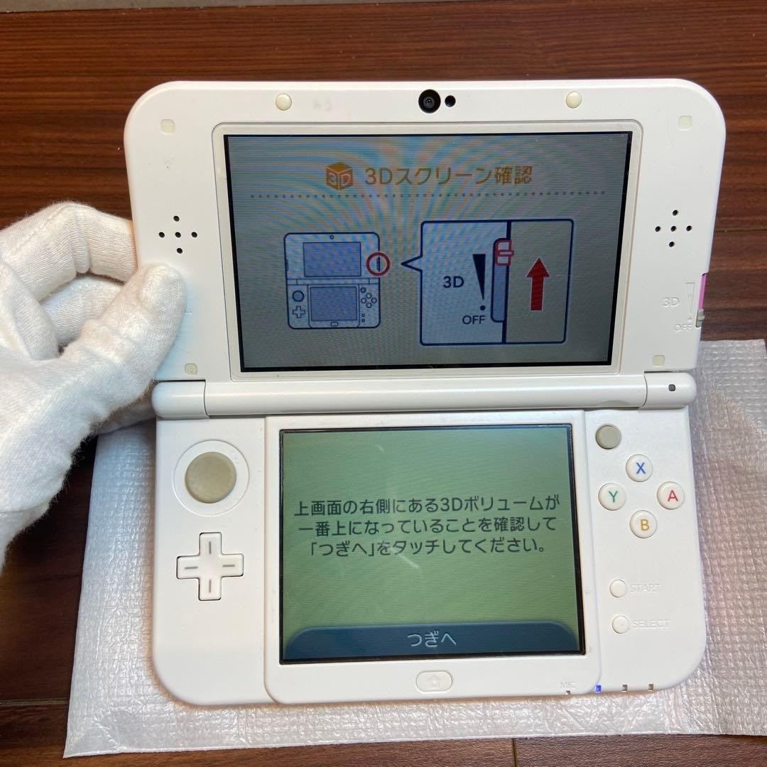 New 3DSLL body pink x white 4689 From Japan