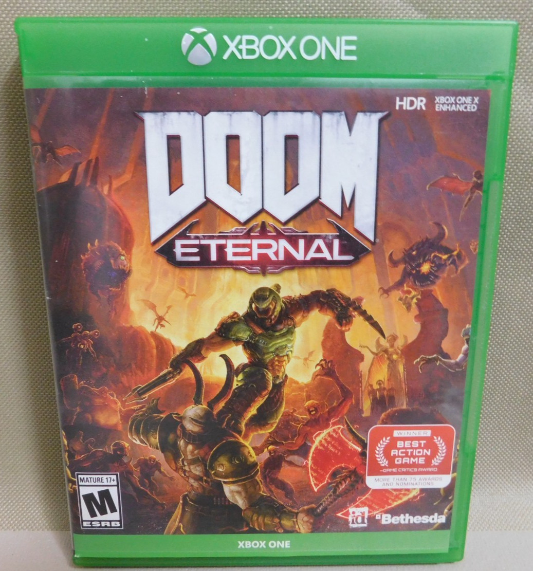 DOOM: Eternal for XBOX ONE Enhanced HDR VGC Disc Clean Tested