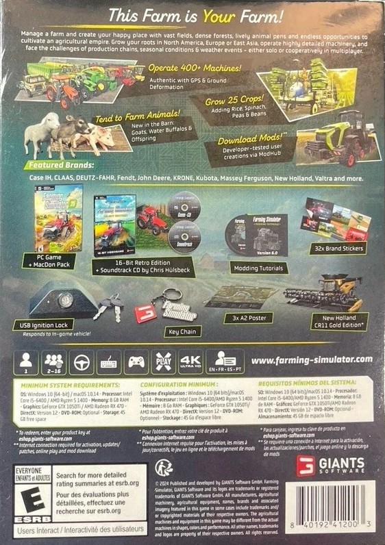 Farming Simulator 25 *COLLECTOR’S EDITION* (PC / DVD-ROM) New