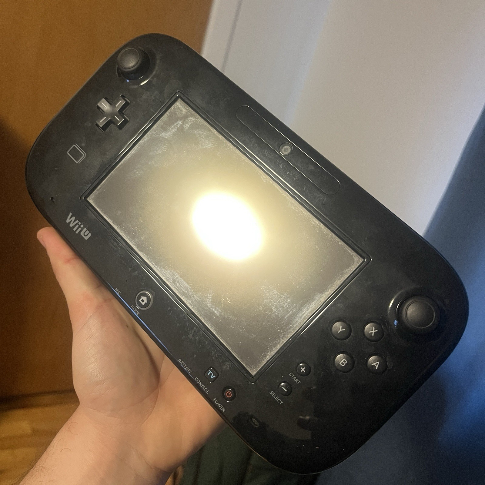 Wii U Gamepad Only Nintendo OEM Authentic Genuine WUP-010 Black Tested