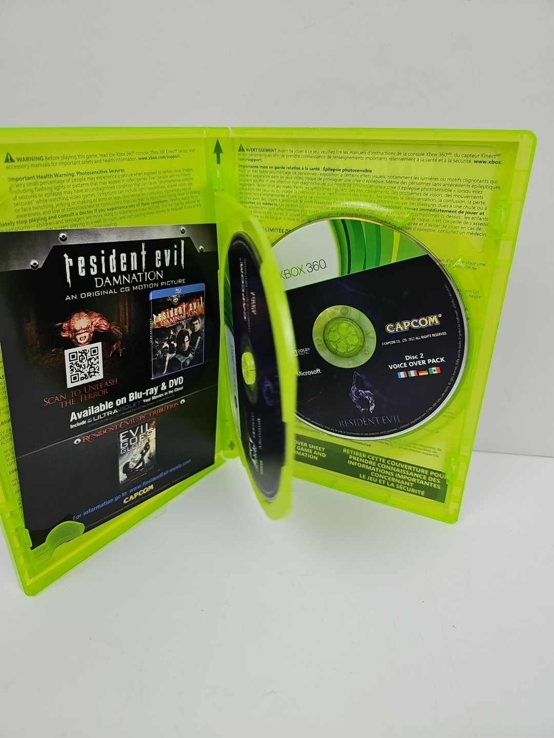 Resident Evil 6 (Microsoft Xbox 360, 2012) Complete CIB