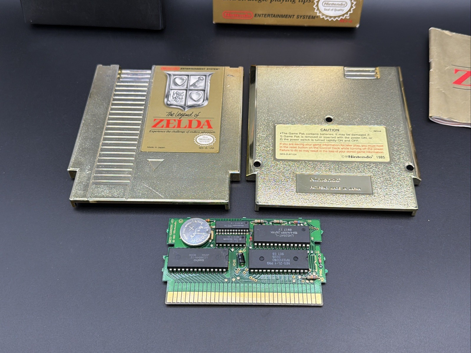 The Legend Of Zelda Oval Seal Box Original Nintendo Entertainment System NES CIB