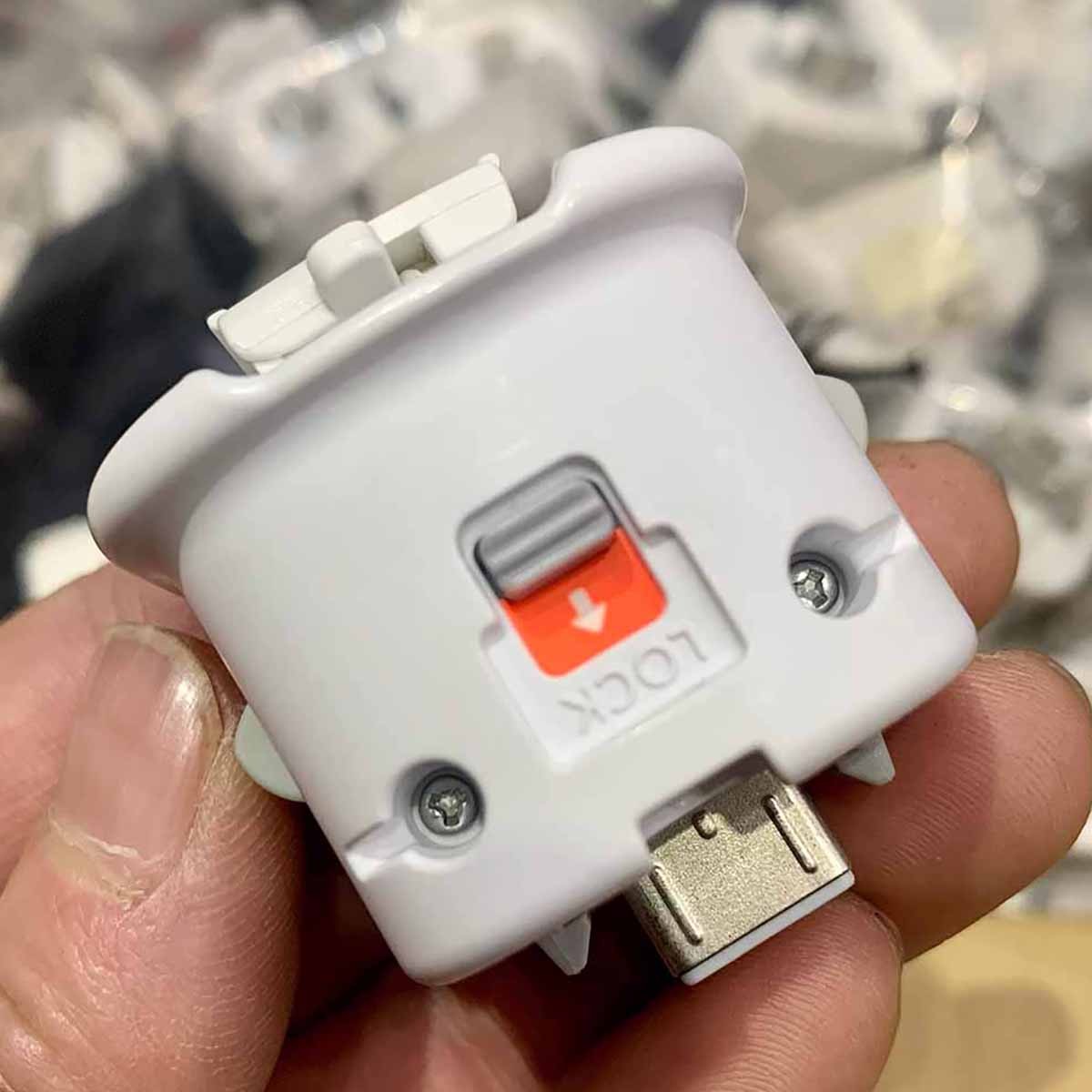 Original OEM Nintendo Wii Motion Plus Adapter RVL-026 White Excellent Condition