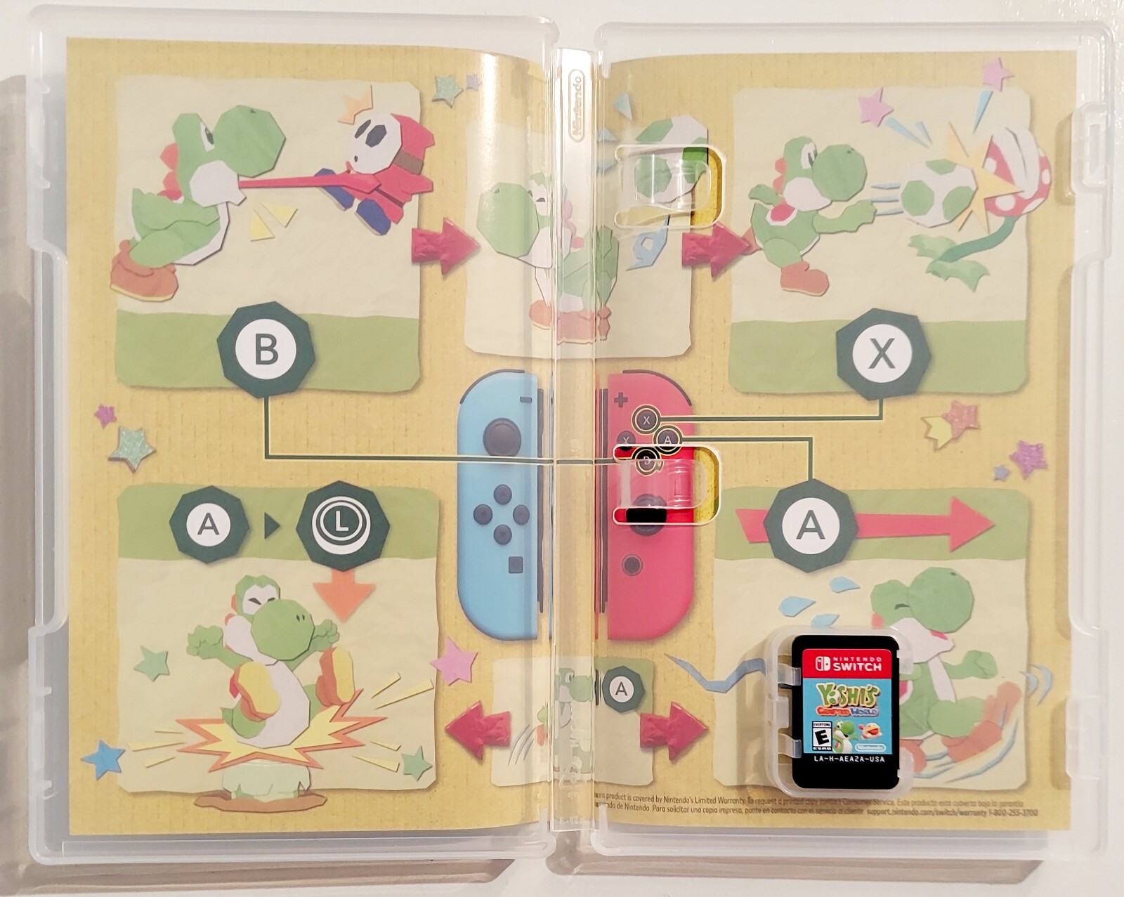 YOSHI’S CRAFTED WORLD NINTENDO SWITCH EXCELLENT CONDITION FAST SHIPPING