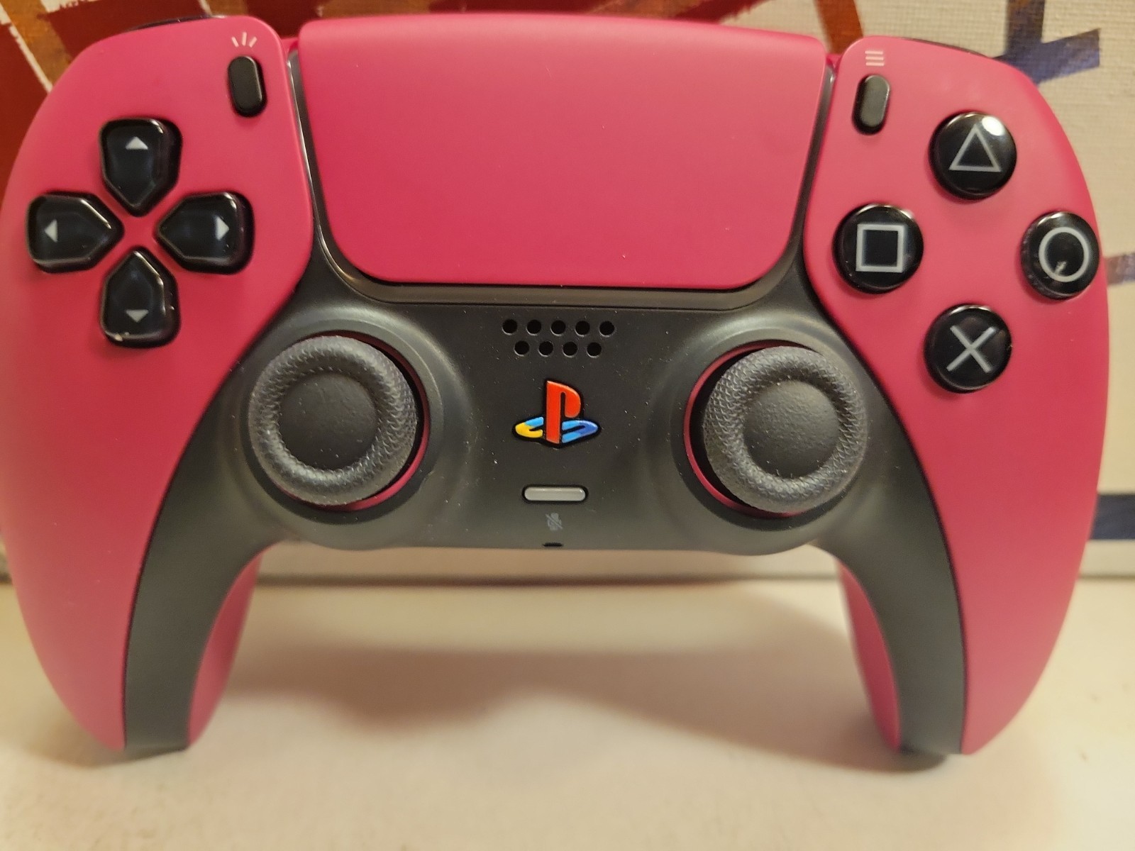 TMR Analogs Custom Cosmic Red Ps5 Sony DualSense Wireless Controller
