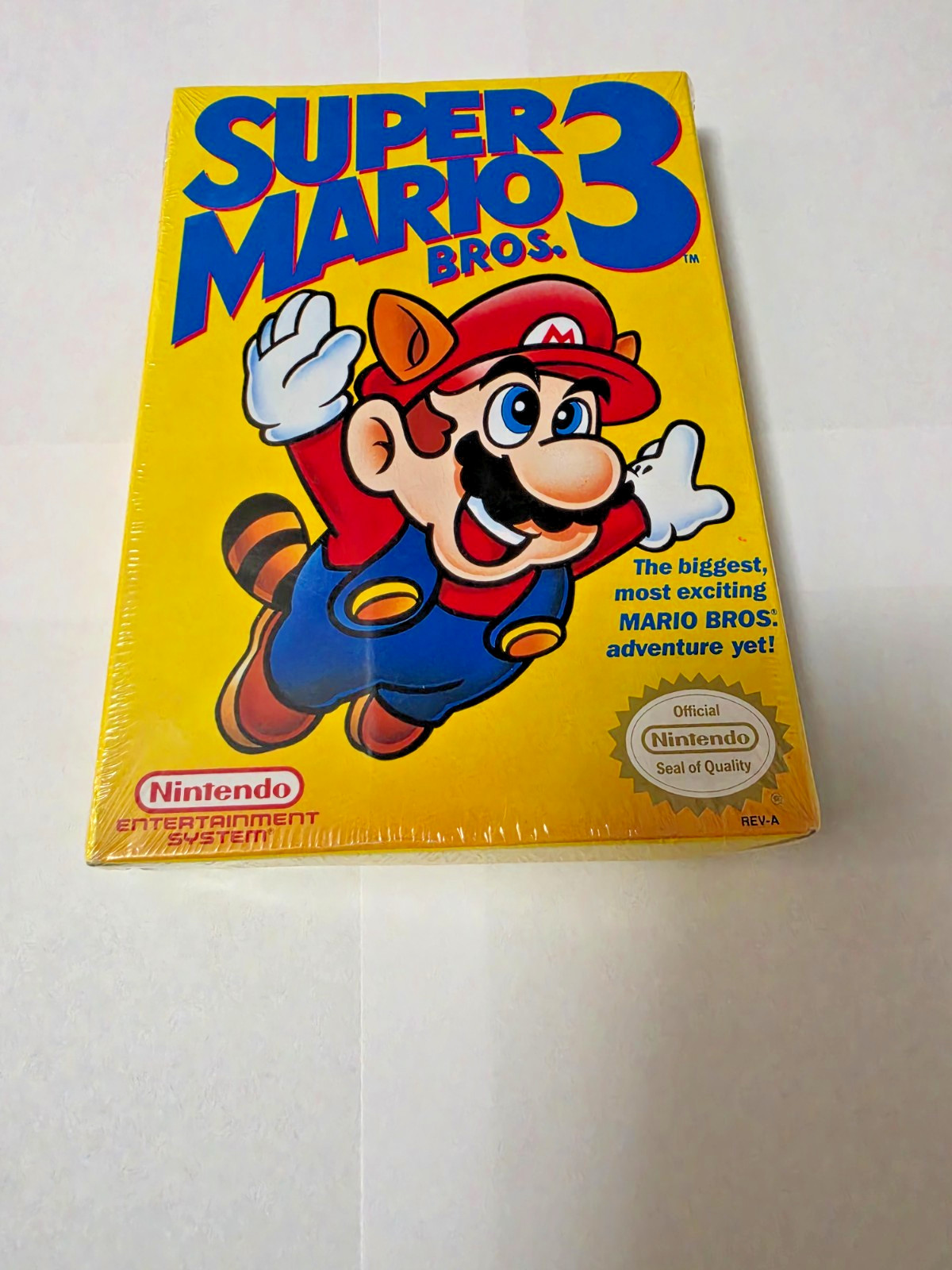 Vintage Super Mario Bros 3 Game Nintendo NES Sealed New Never Opened