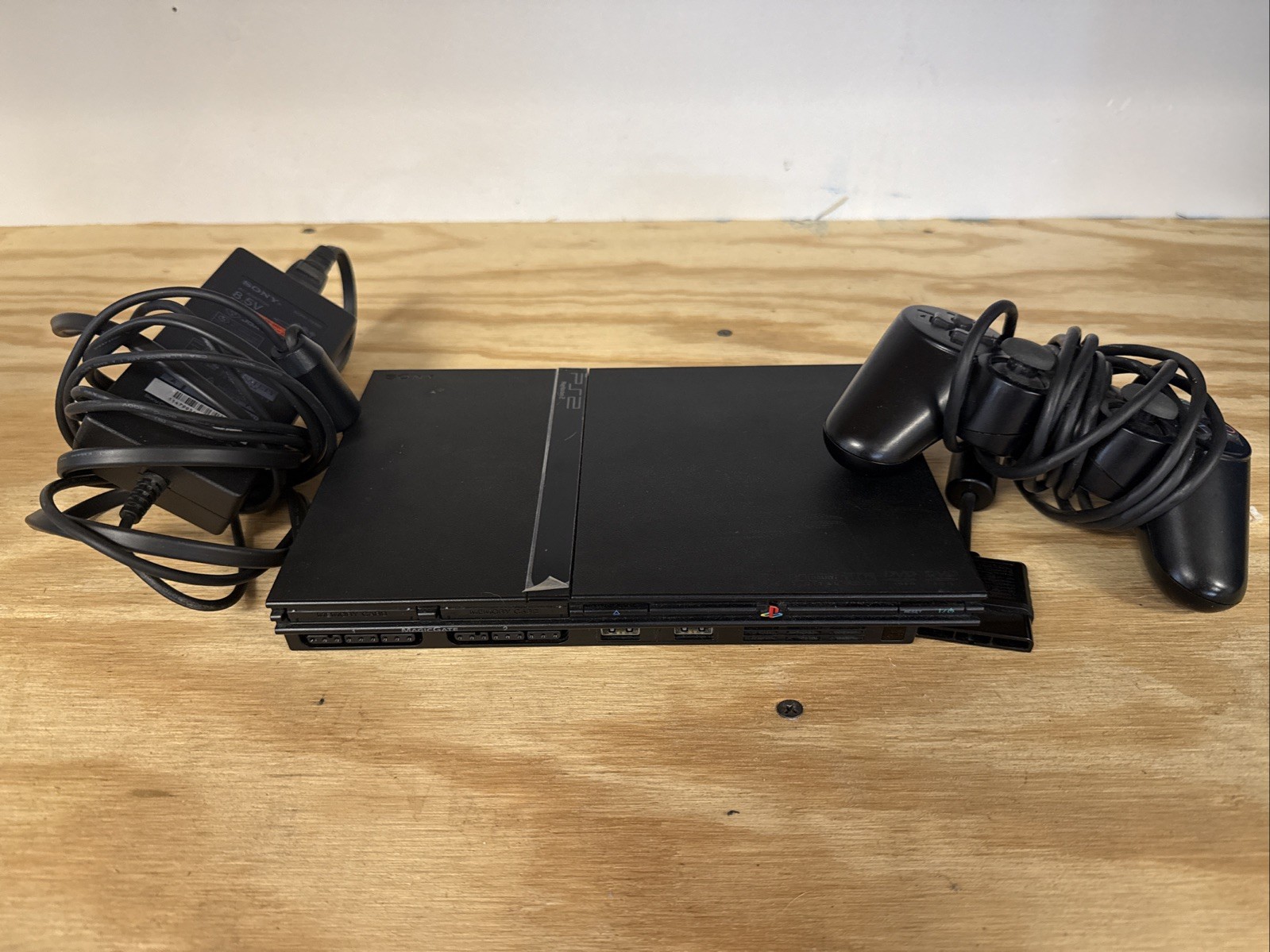Sony PlayStation 2 PS2 Slim Console With Power Cord, Not Sure If Working