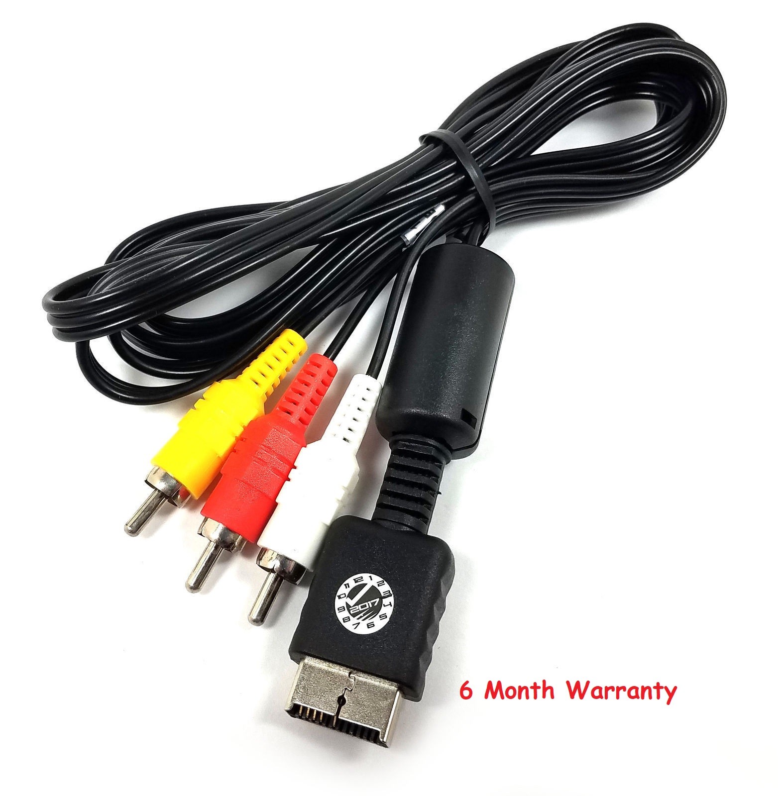 AV Video Audio Cable For Sony Playstation 1,2,3 “6 Month Warranty”