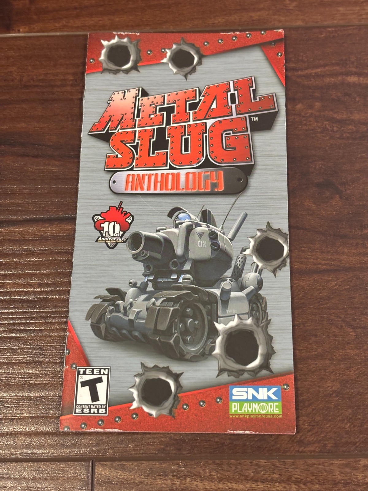 Metal Slug Anthology Sony PSP Playstation Portable Manual Only