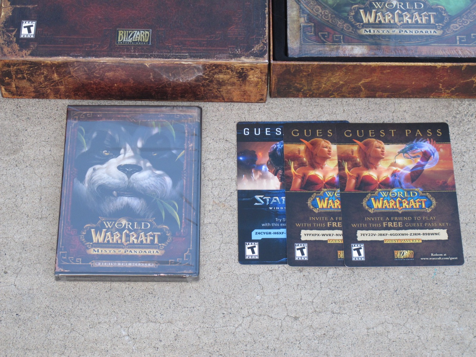 World of Warcraft Mists of Pandaria Collectors Edition Box & Book Only (No Game)