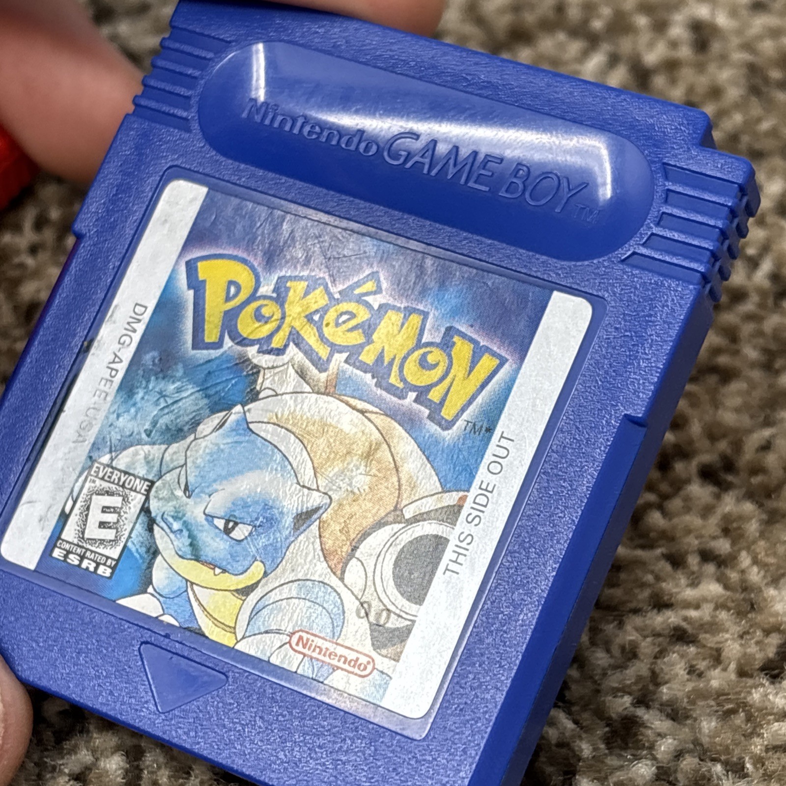 Pokemon Blue Red Yellow Gameboy Game Boy Authentic NEW BATTERY