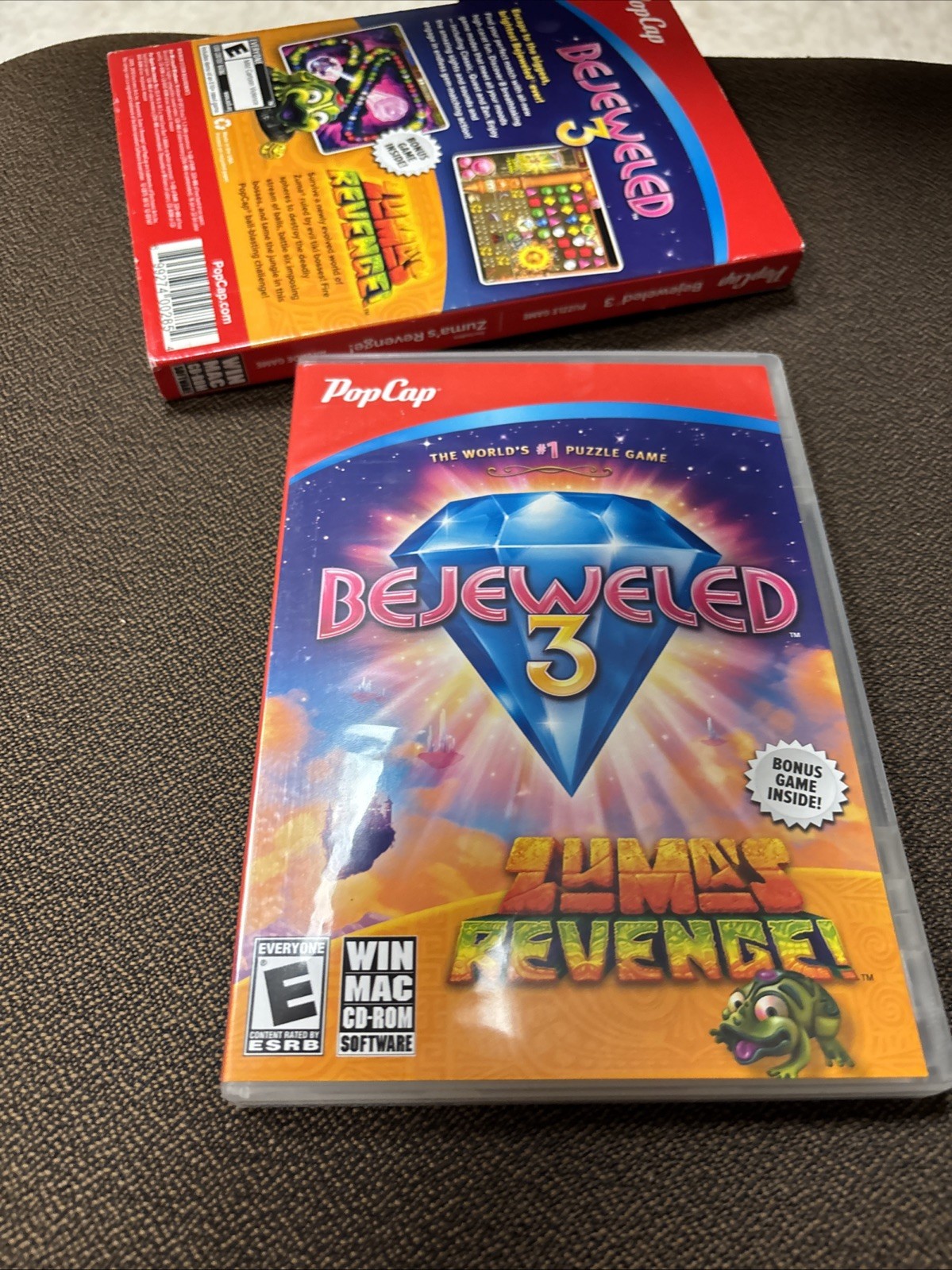 Bejeweled 3 and Zuma’s Revenge Windows PC Mac CD-Rom PopCap