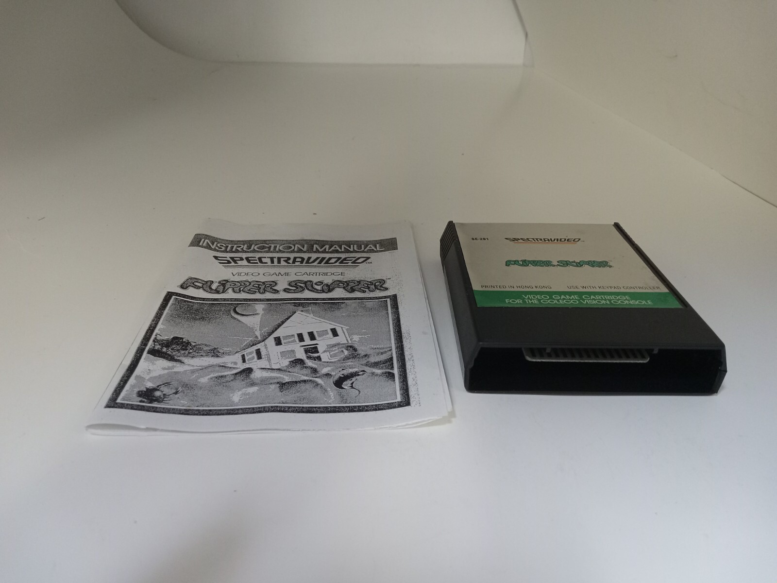 Flipper Slipper SpectraVideo Game for Colecovision Cartridge & Copied Manual