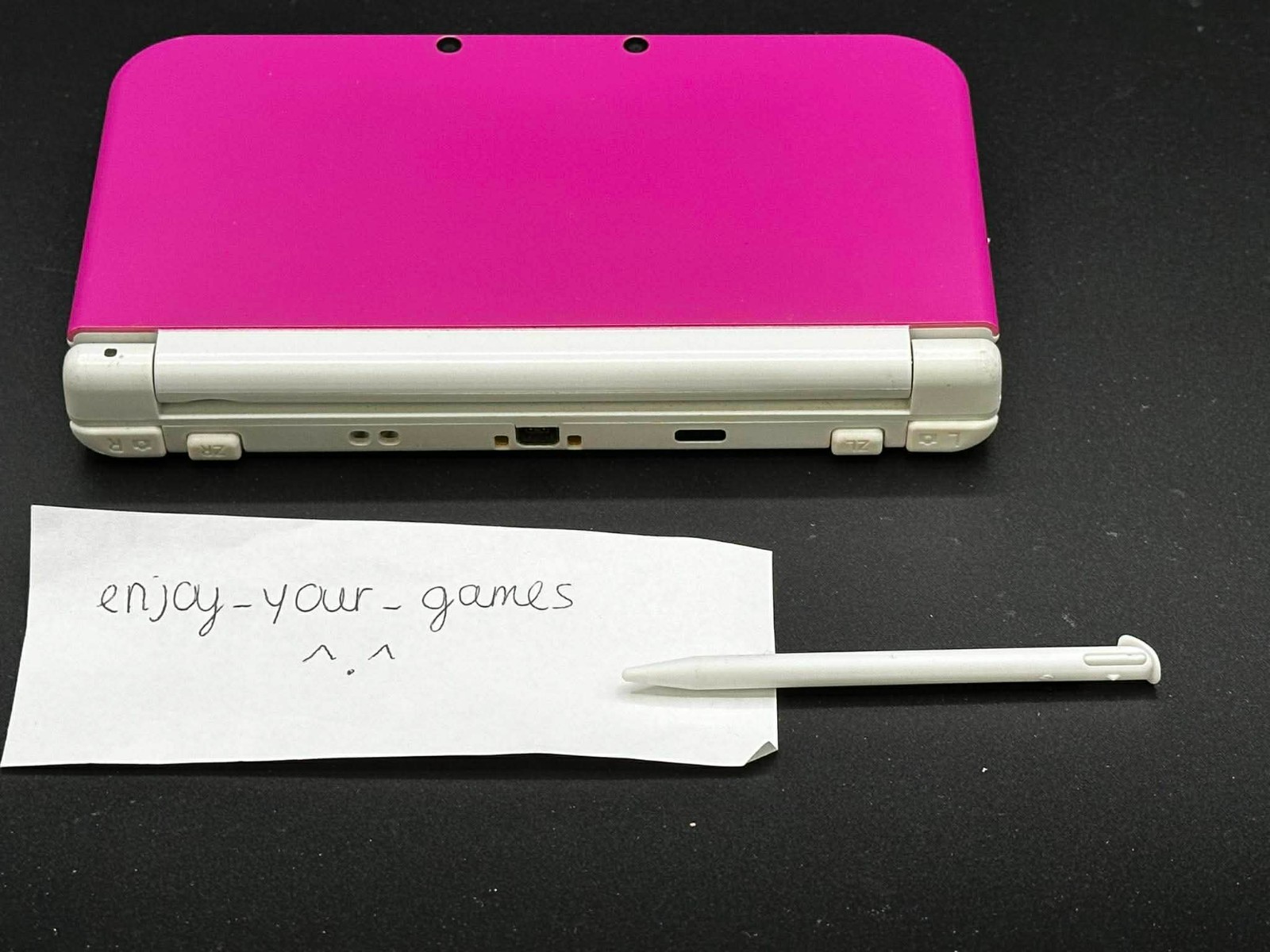 Nintendo New 3DS XL LL Pink White | English | Charger | USA Seller-SHIP IN 1-DAY