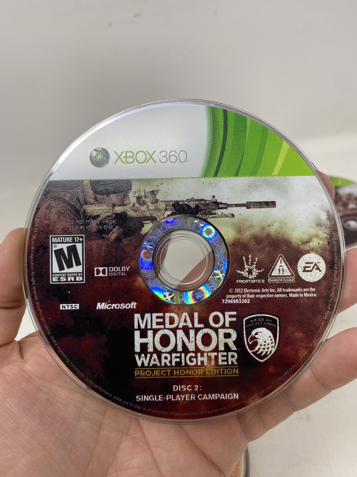 Medal of Honor Disc Lot Of 4 PS3 Warfighter Disc 1 & 2 Documentary DVD Xbox 360